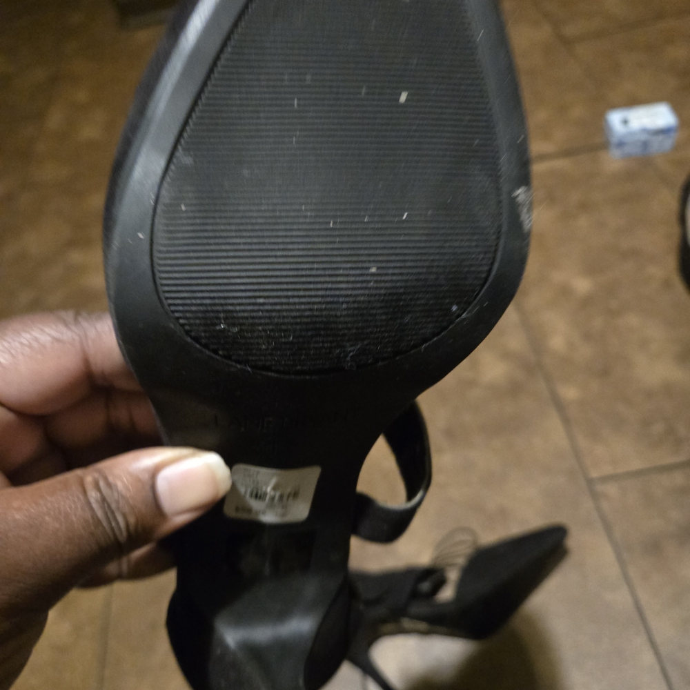 Lane Bryant Black Strappy Sandals